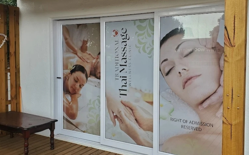 Outside professional thai massage